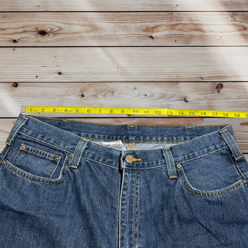 Carhartt Jeans Relaxed Fit Blue Size 38 x 34 - Picture 8 of 8